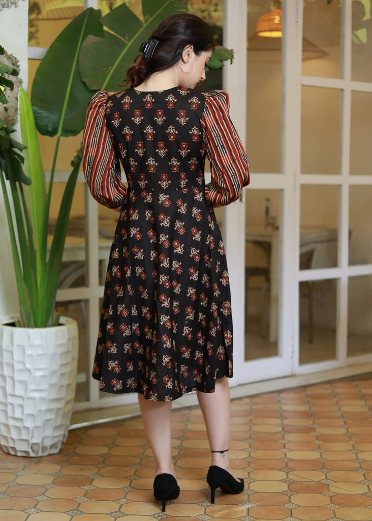 Dries Van Noten Drill One-Shoulder Layered Floral-Print Midi Dress | Neiman  Marcus